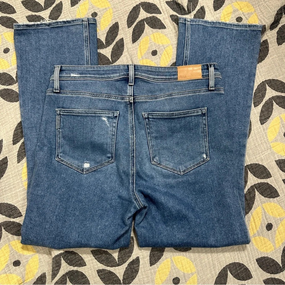 Paige Claudine high waist ankle flare jeans, size 30, distressed. spring, casual - Picture 12 of 13